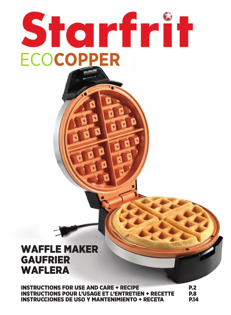 Page 1 de la notice Manuel utilisateur Starfrit 024705-004-0000