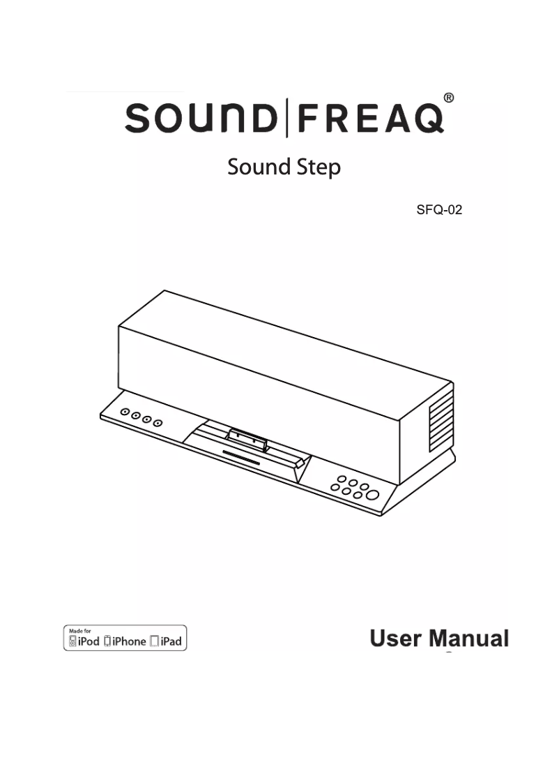 Page n°1 - Manuel utilisateur Soundfreaq SFQ-02