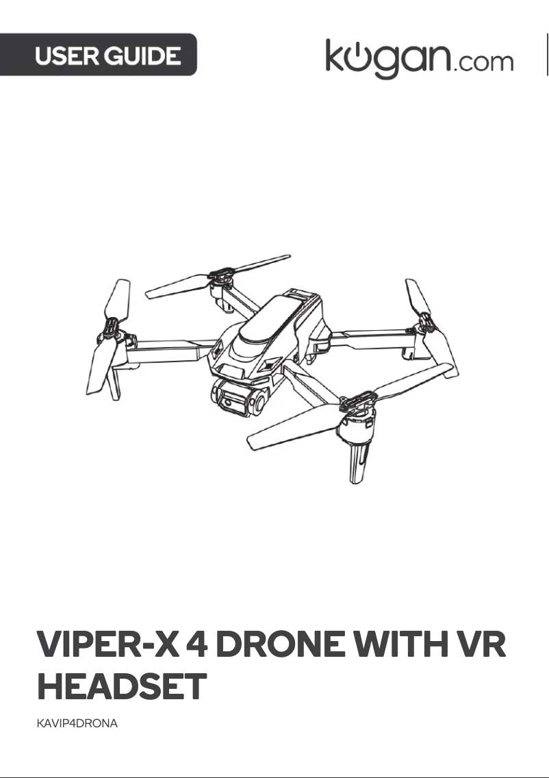 Page n°1 - Manuel utilisateur Kogan KAVIP4DRONA