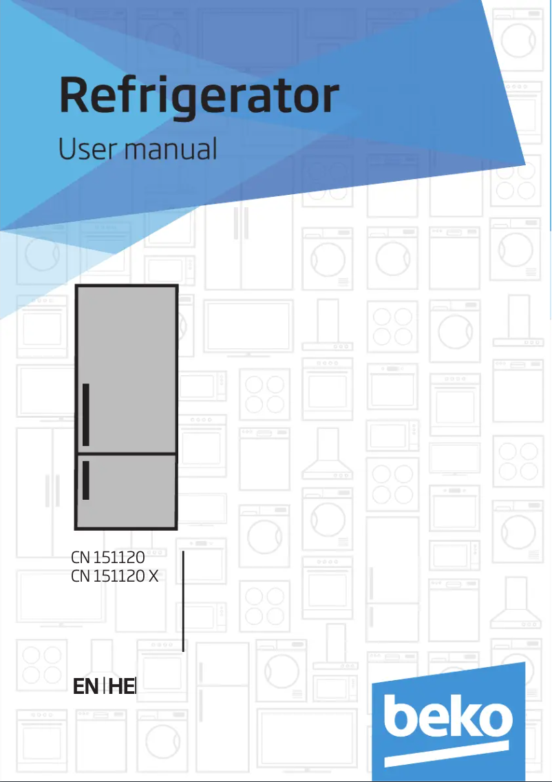 Page n°1 - Manuel utilisateur Beko CN151120X