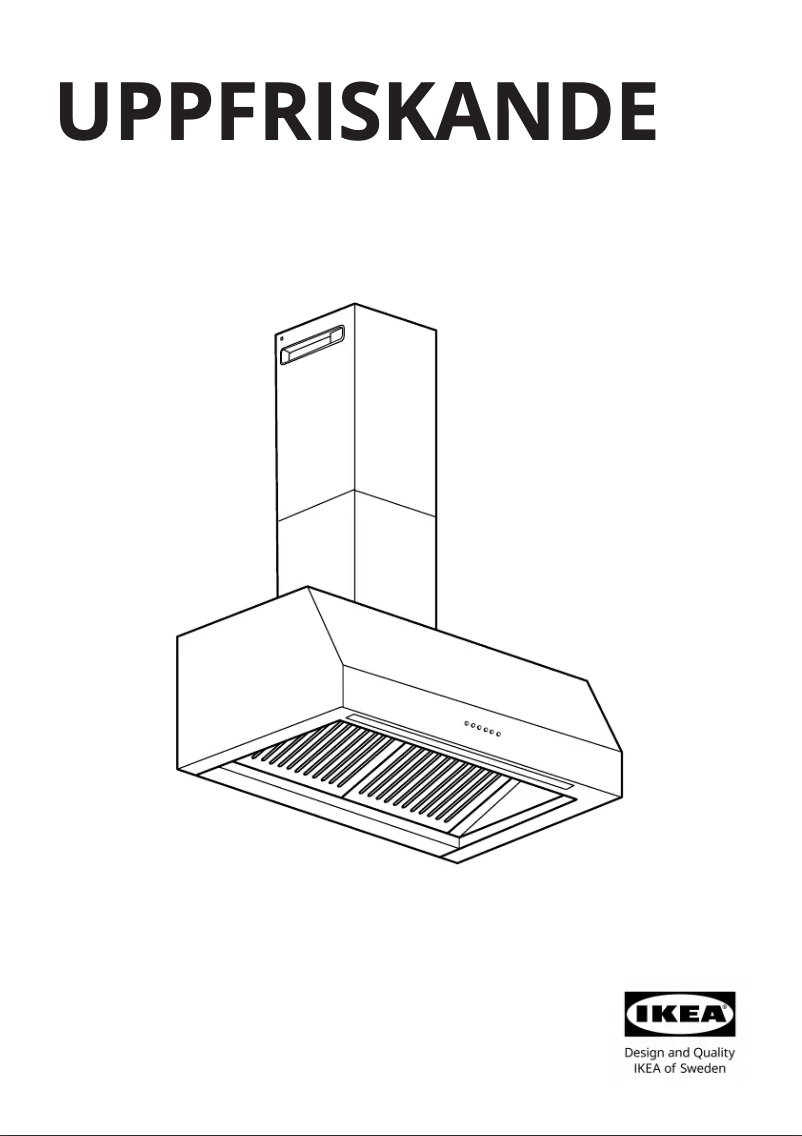 Image de la première page du manuel de l'appareil UPPFRISKANDE 005.270.21