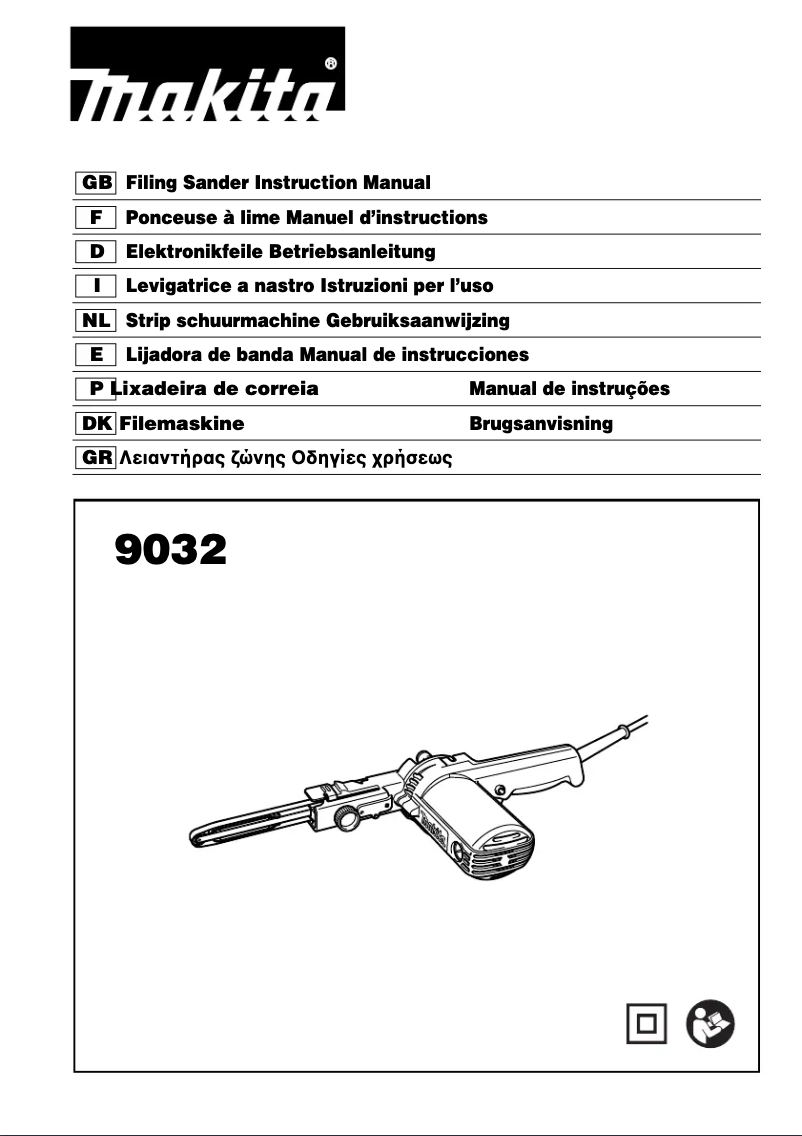 Página 1 del manual Manual de usuario Makita 9032