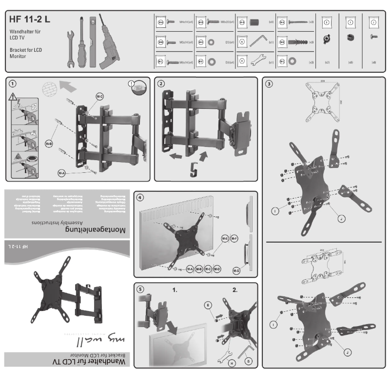 Page 1 de la notice Manuel utilisateur My Wall HF 11-2 L