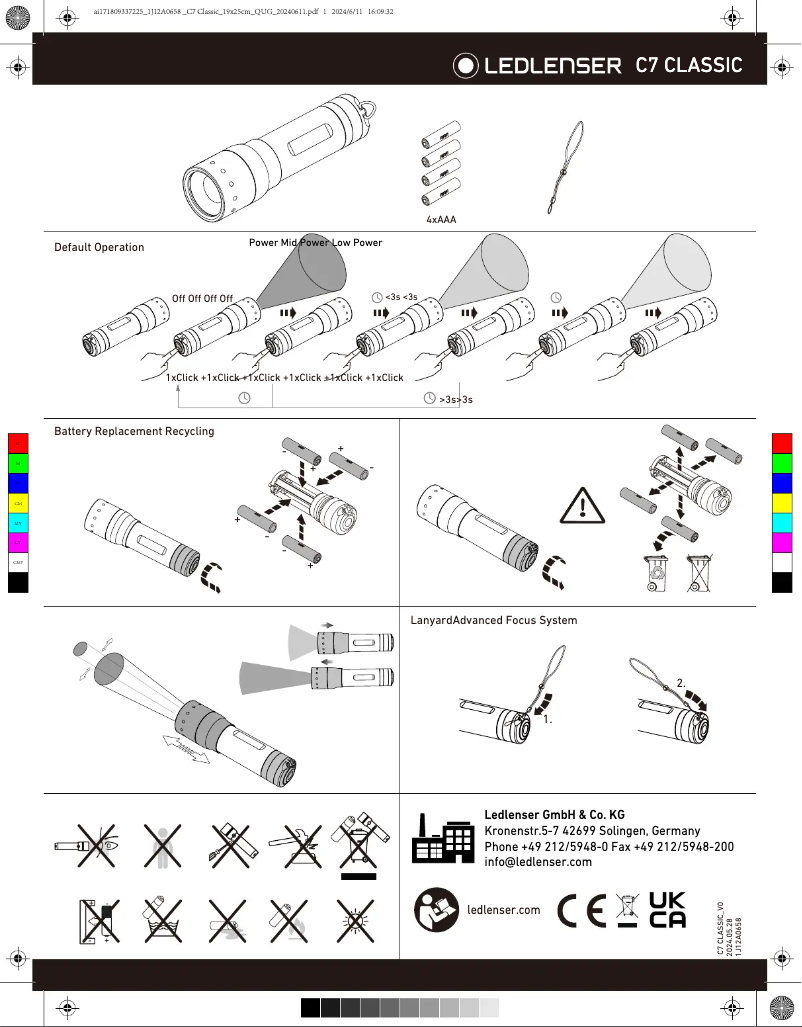 Image de la première page du manuel de l'appareil P7