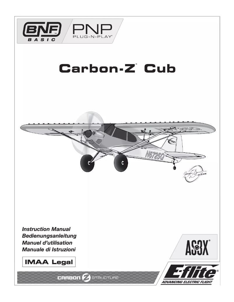 Image de la première page du manuel de l'appareil Carbon-Z Cub