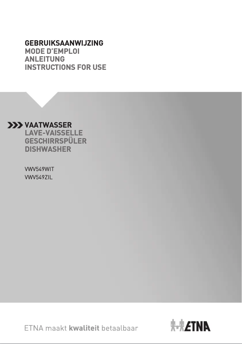 Page n°1 - Mode d'emploi Etna VWV549WIT