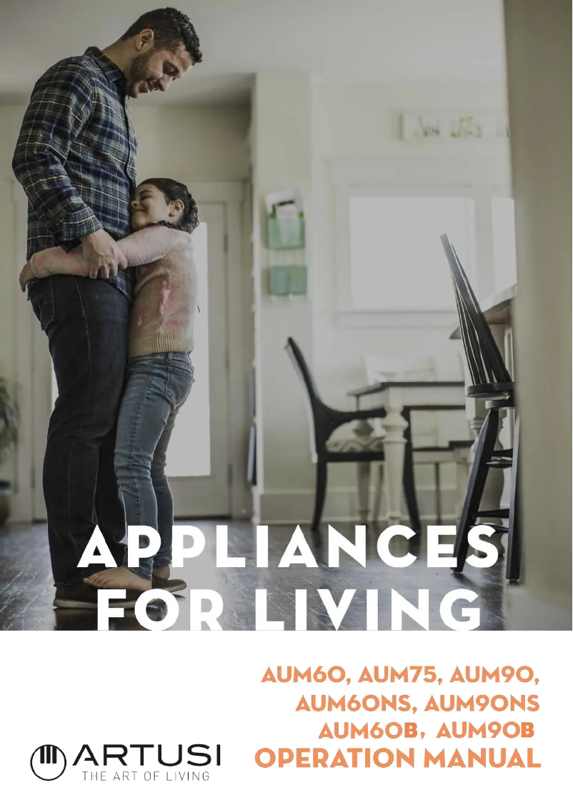 Page 1 de la notice Manuel utilisateur Artusi AUM60B
