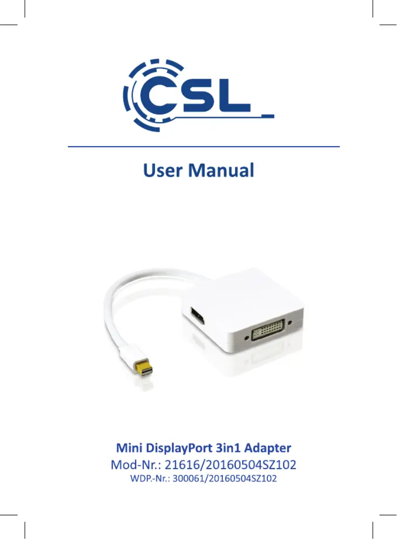 Imagen de la primera página del manual del dispositivo 300061