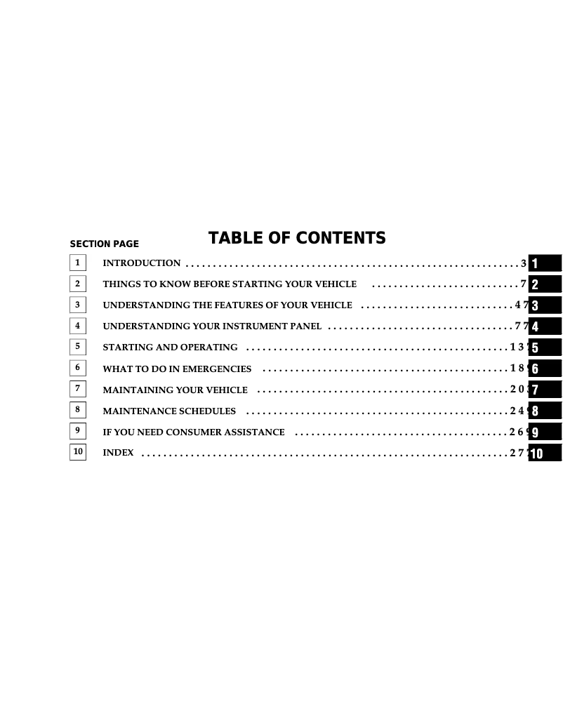Image de la première page du manuel de l'appareil Stratus (2006)