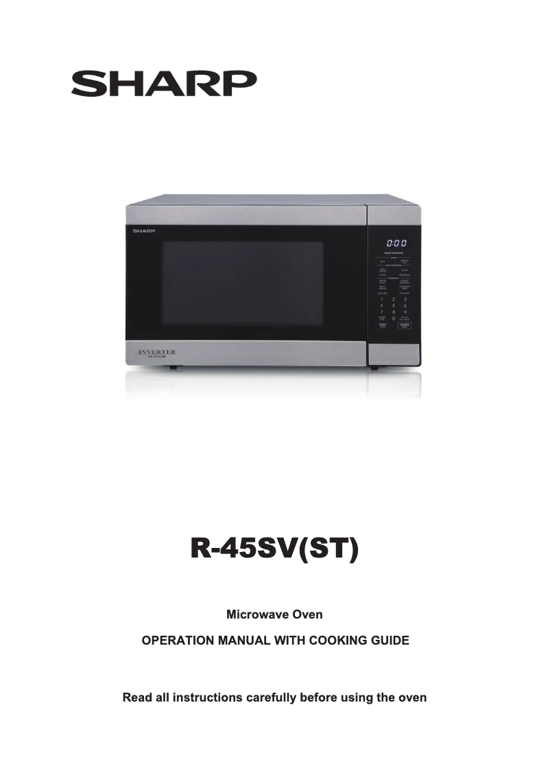 Page 1 de la notice Manuel utilisateur Sharp R-45SV