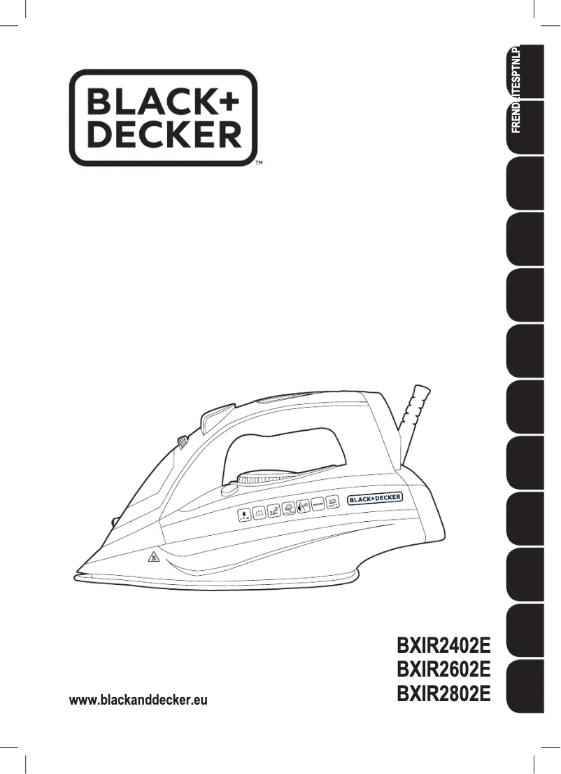 Page 1 de la notice Manuel utilisateur Black & Decker BXIR2602E
