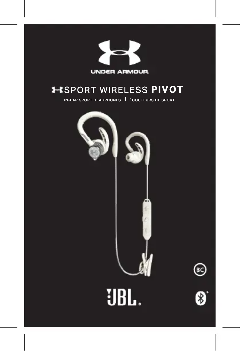Page n°1 - Manuel utilisateur JBL Under Armour Sport Wireless Pivot