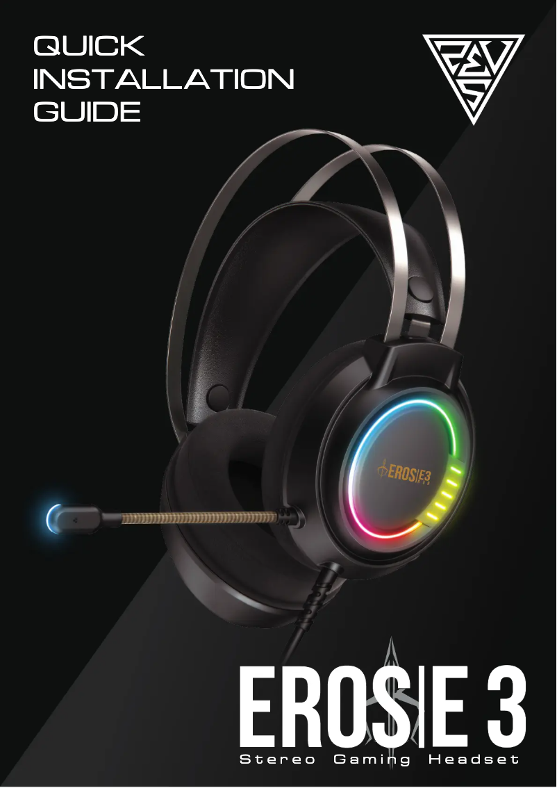 Image de la première page du manuel de l'appareil Eros E3