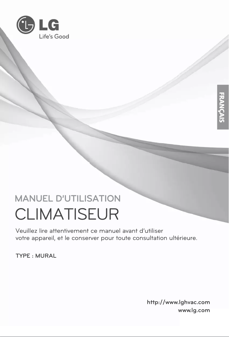 Page 1 de la notice Manuel utilisateur LG LSU121HSV