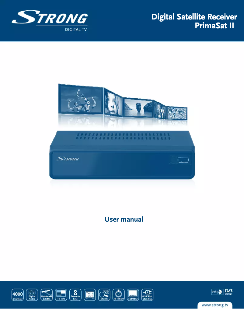 Page n°1 - Manuel utilisateur Strong PrimaSat II