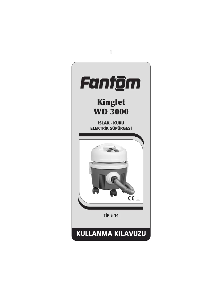 Page n°1 - Manuel utilisateur Fantom Kinglet WD 3000