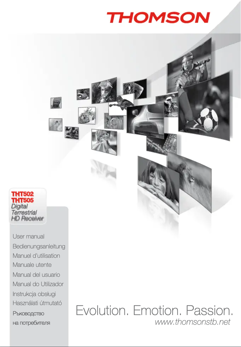 Image de la première page du manuel de l'appareil THT505