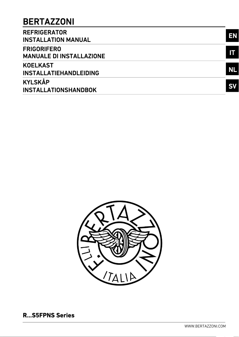 Page 1 de la notice Manuel utilisateur Bertazzoni RBM75S5FPNS