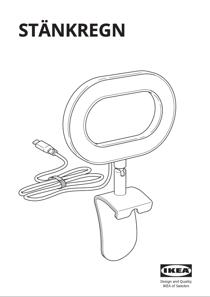 Image de la première page du manuel de l'appareil STÄNKREGN 005.421.54