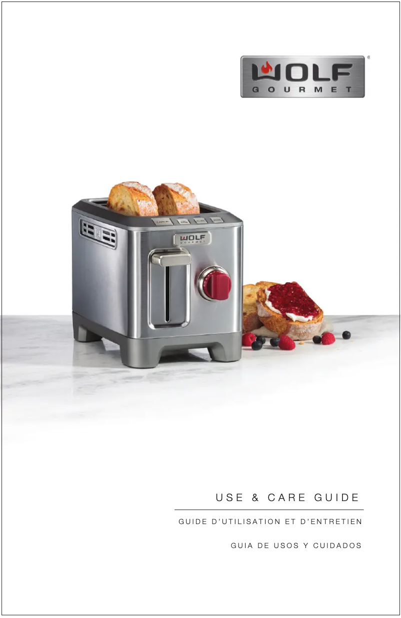 Page 1 de la notice Manuel utilisateur Wolf WGTR172S