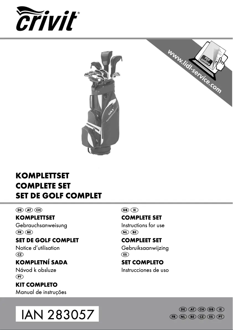 Página 1 del manual Manual de usuario Crivit IAN 289894