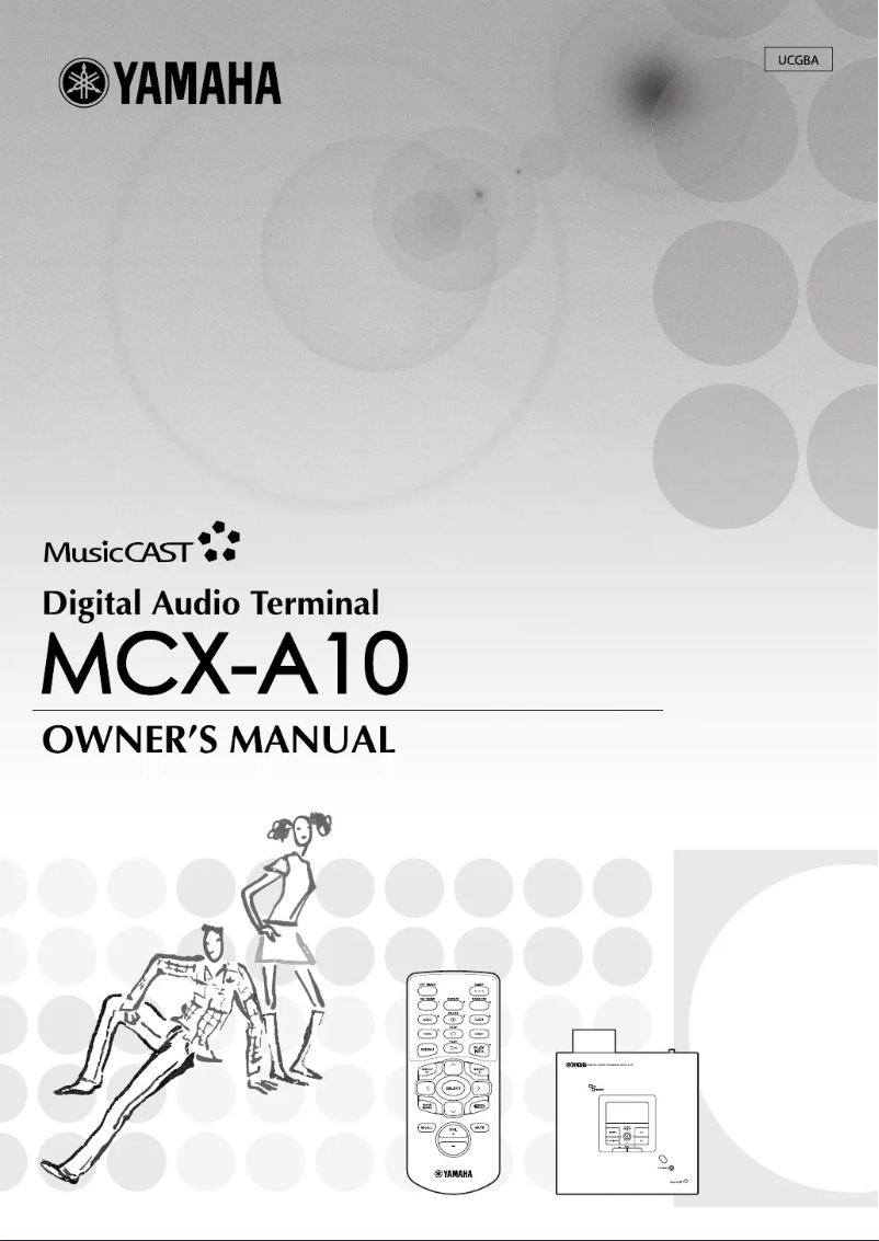 Page 1 de la notice Manuel utilisateur Yamaha MCX-A10