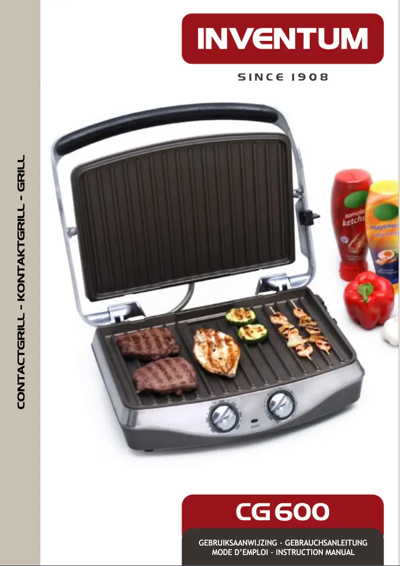 Page n°1 - Manuel utilisateur Inventum CG 600