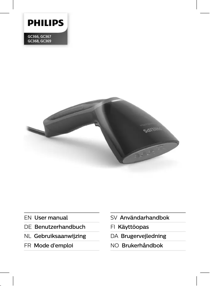 First page image of the manual for Steam&Go GC369