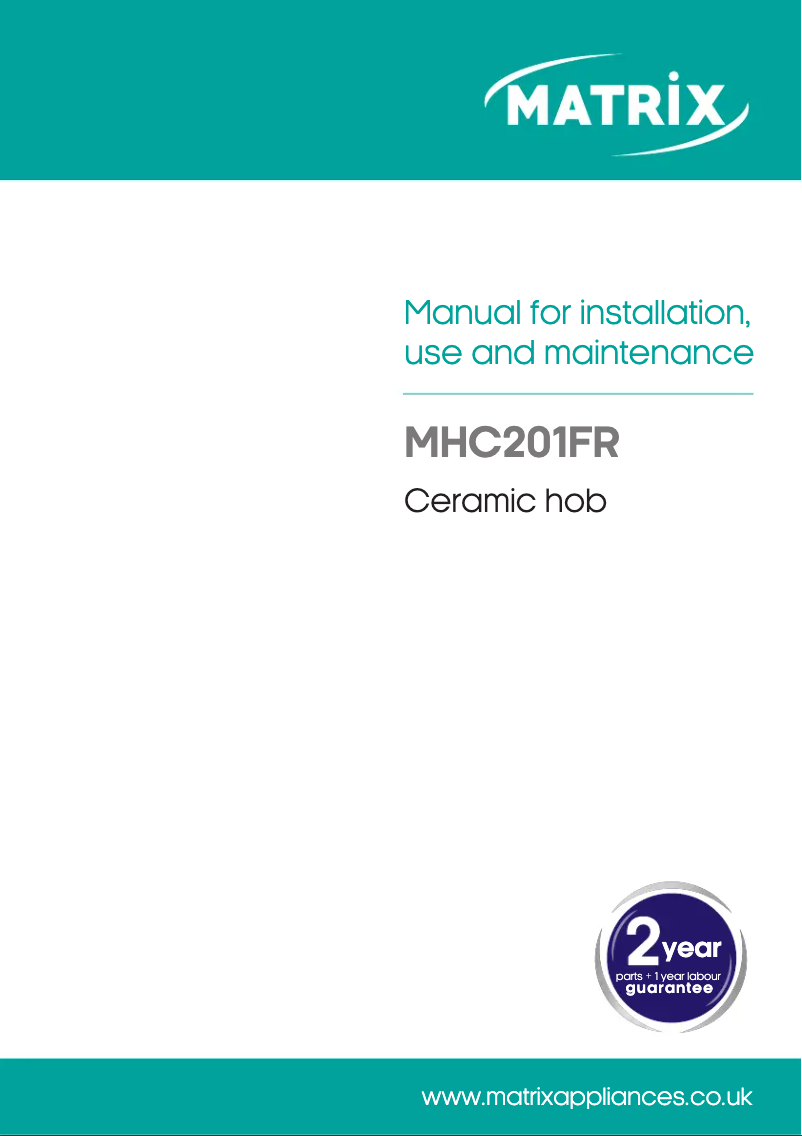 Page 1 de la notice Manuel utilisateur Matrix MHC201FR