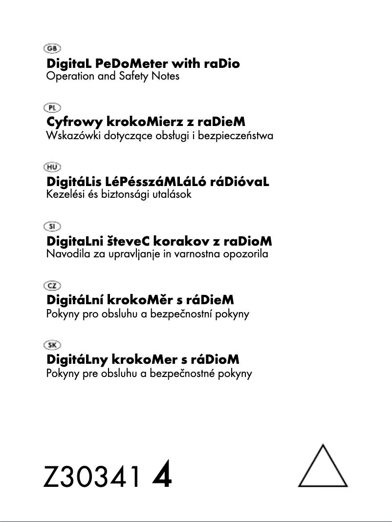 Page 1 de la notice Manuel utilisateur Crivit IAN 54421