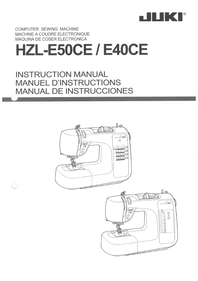 Image de la première page du manuel de l'appareil HZL-E40