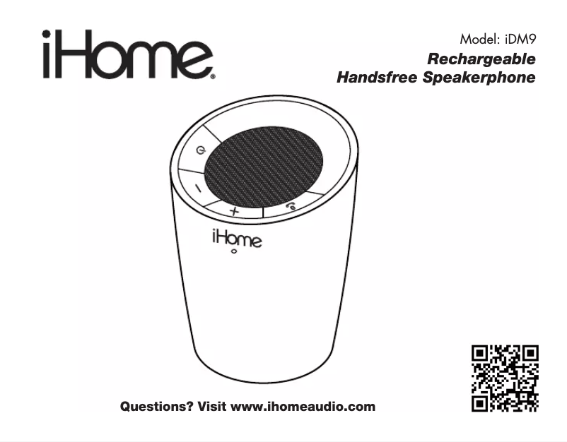 Page n°1 - Manuel utilisateur iHome iDM9