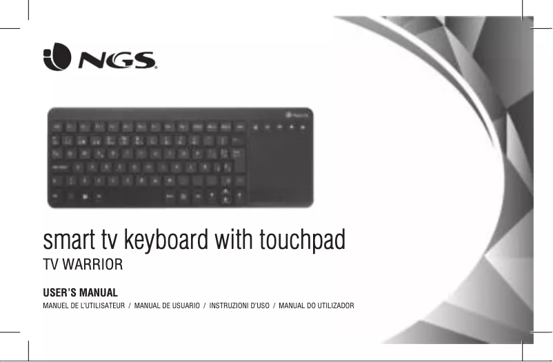 Página 1 del manual Manual de usuario NGS TV Warrior