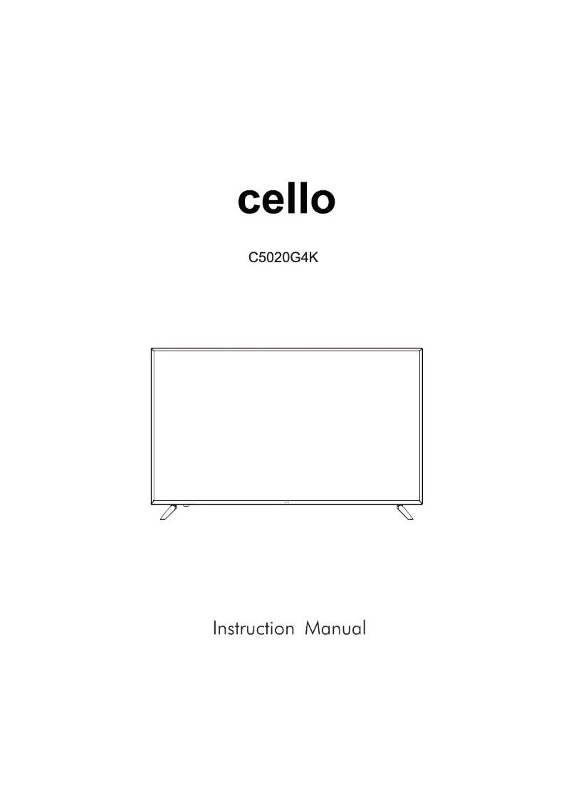 Image de la première page du manuel de l'appareil C5020G4K