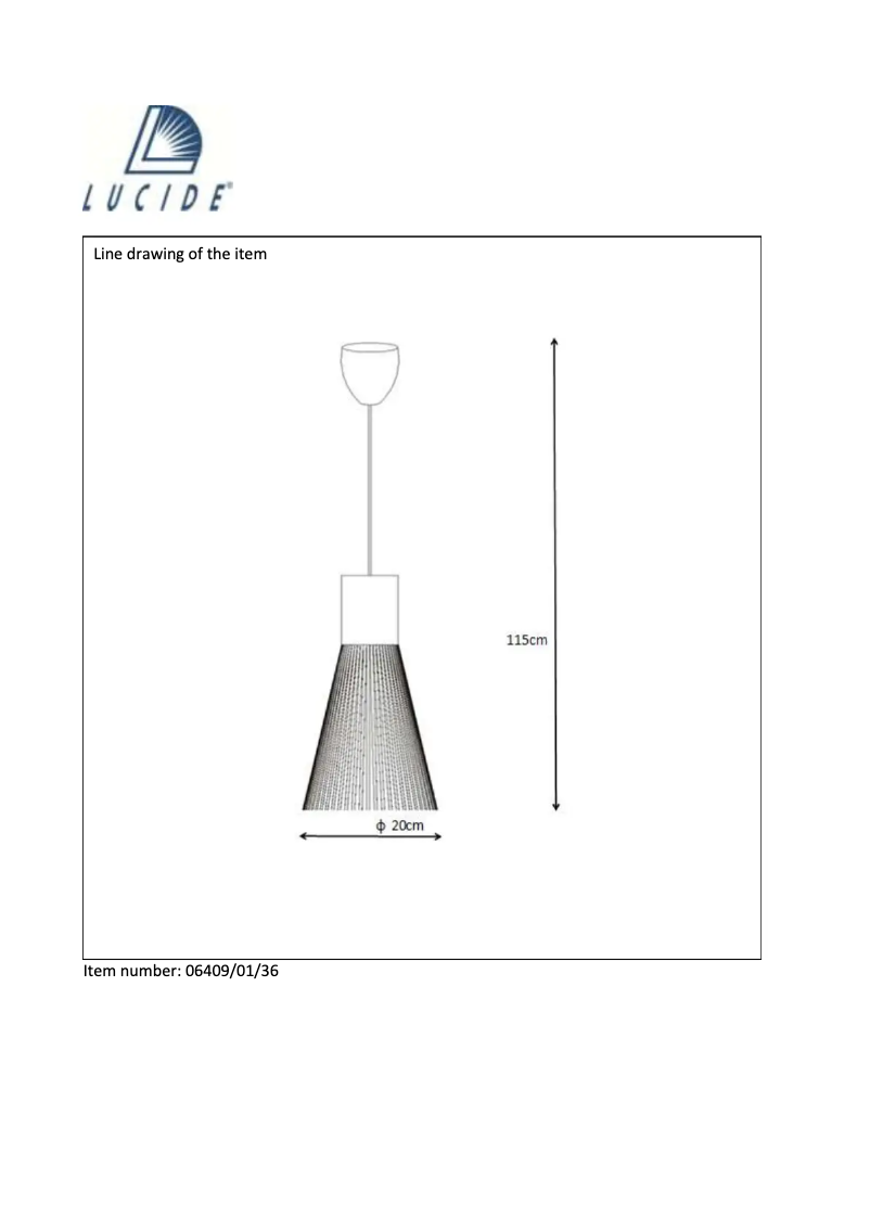 Page n°1 - Manuel utilisateur Lucide Lima