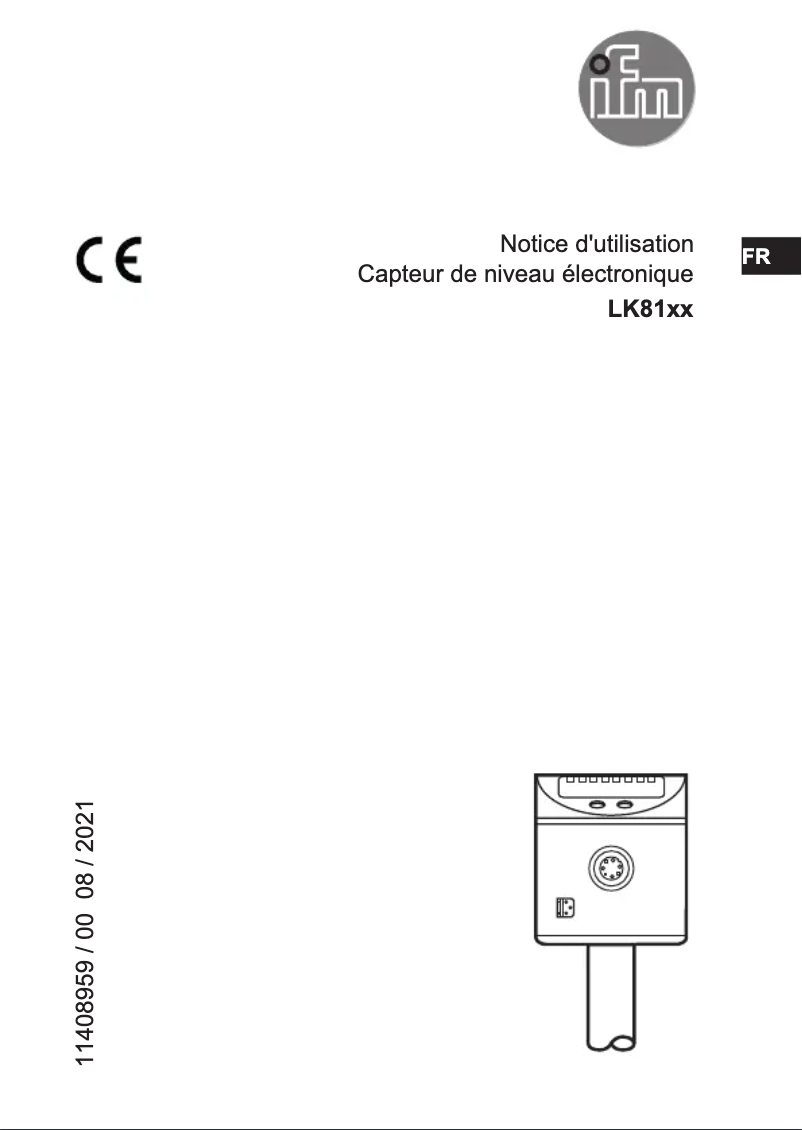 Page n°1 - Manuel utilisateur IFM LK8123
