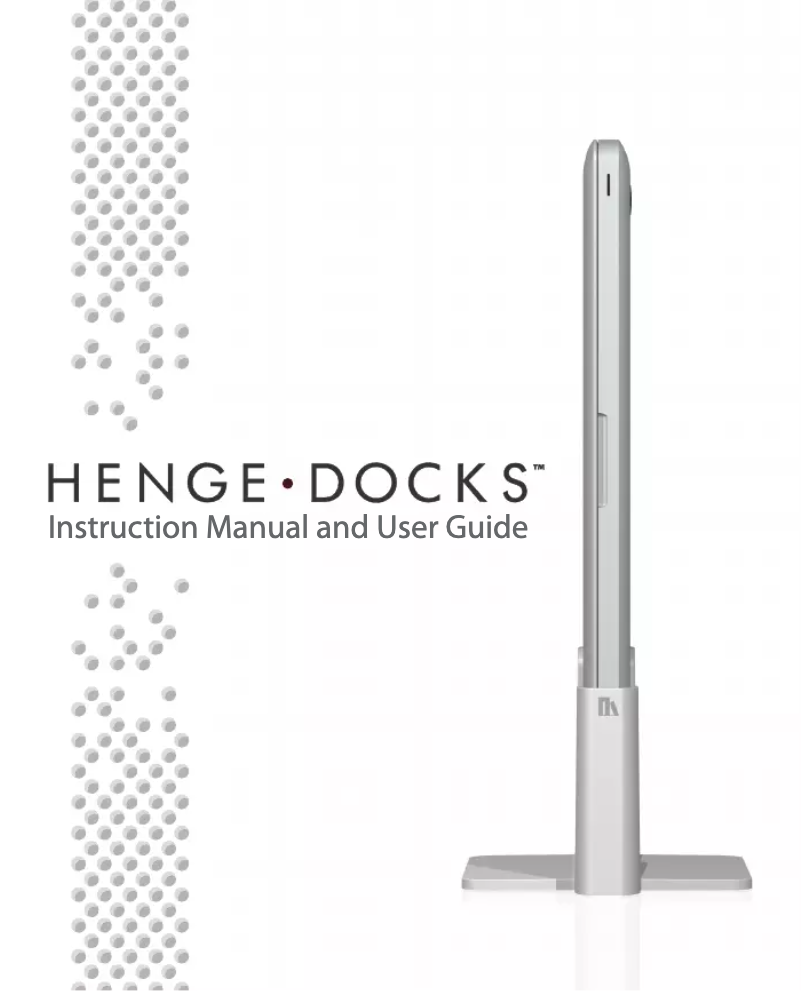 Page n°1 - Manuel utilisateur Henge Docks HD01VB17MBP