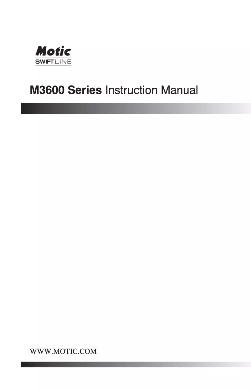 Page 1 de la notice Manuel utilisateur Swift M3603C-USB