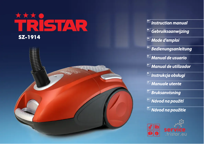 Page 1 de la notice Manuel utilisateur TriStar SZ-1914