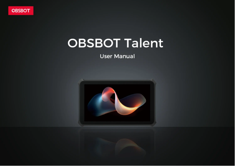 Page n°1 - Manuel utilisateur OBSBOT Talent