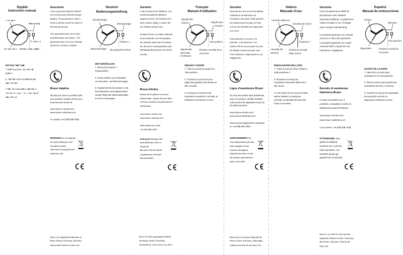 Image de la première page du manuel de l'appareil BN0021L
