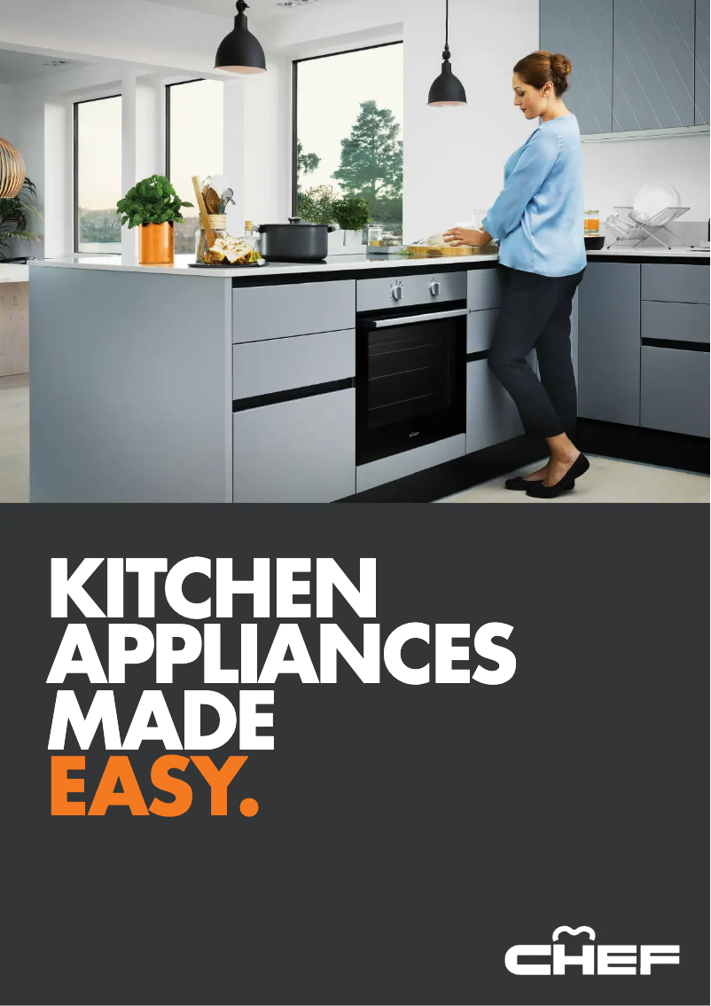 Página 1 del manual Folleto Chef CVE612SB