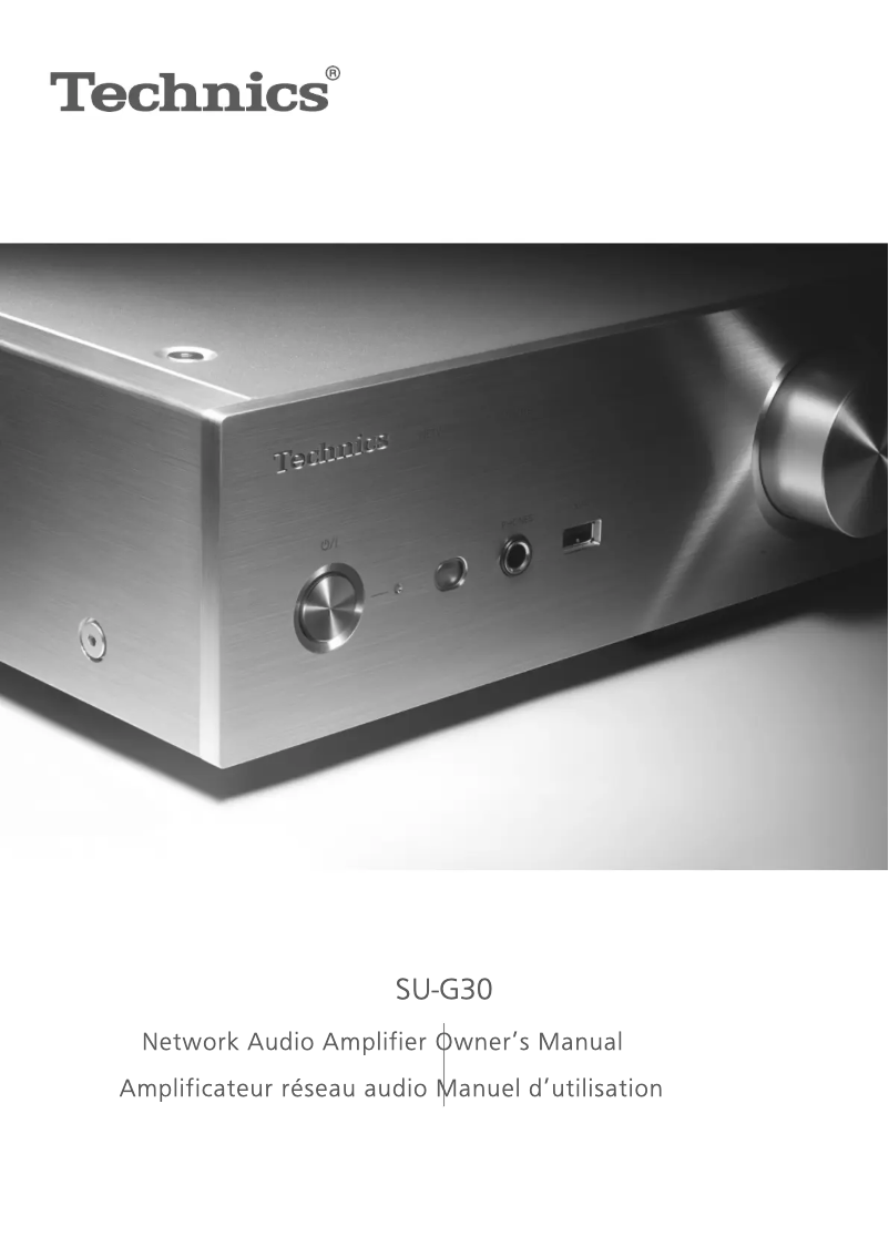 Image de la première page du manuel de l'appareil SU-G30