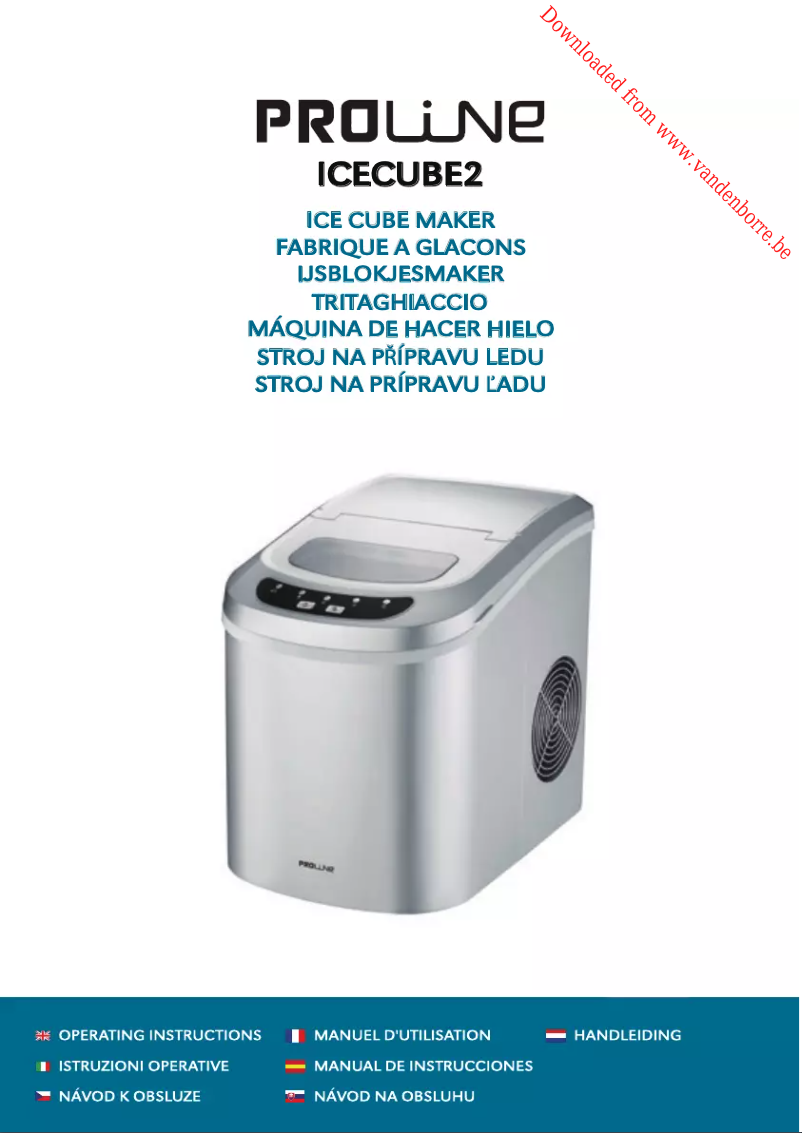 Page 1 de la notice Manuel utilisateur Proline Icecube 2
