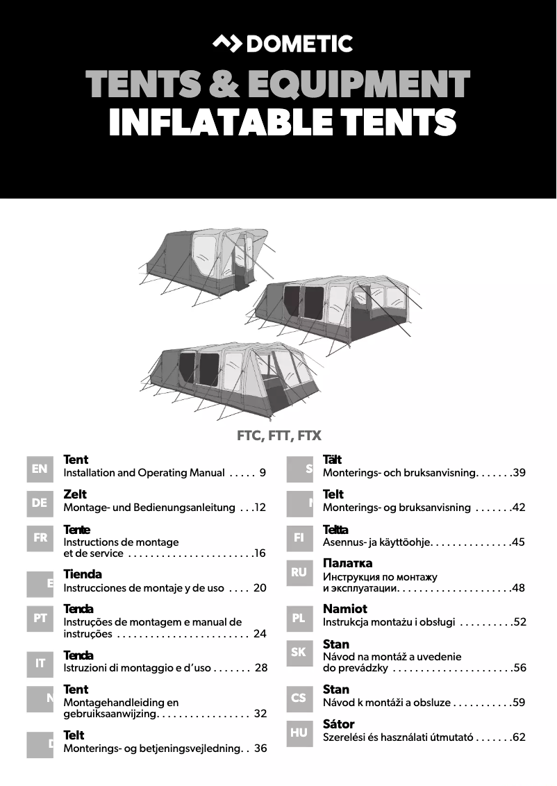 Página 1 del manual Manual de instrucciones Dometic Boracay FTC 301 TC