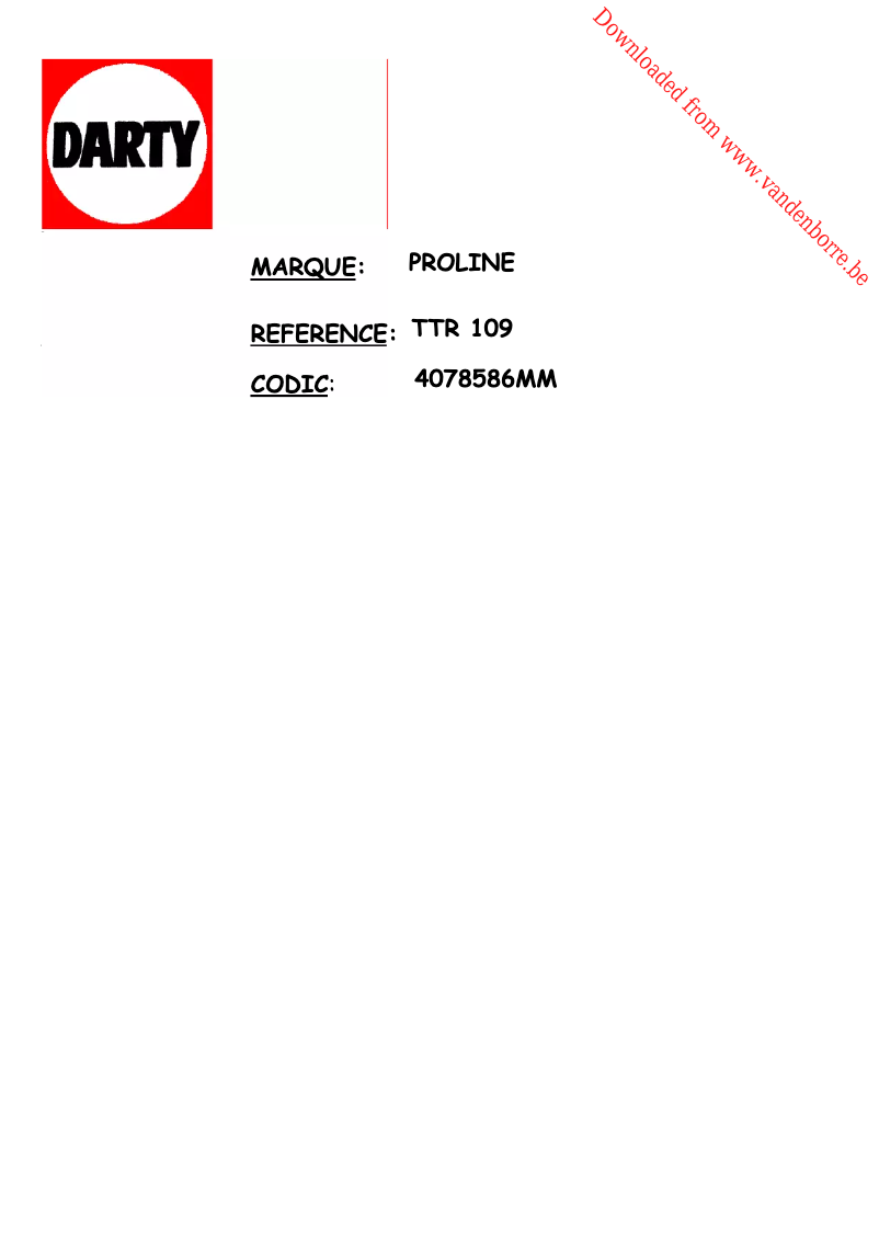 Imagen de la primera página del manual del dispositivo TTR10 PRO