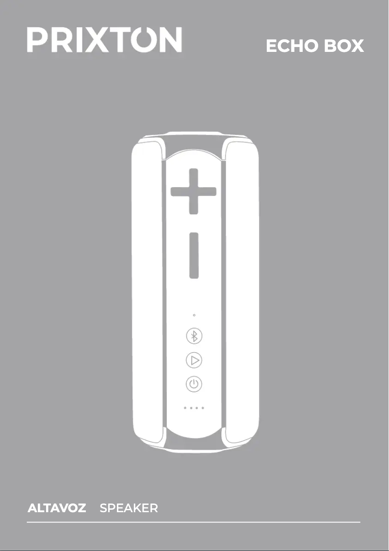 Page 1 de la notice Manuel utilisateur Prixton Echo Box