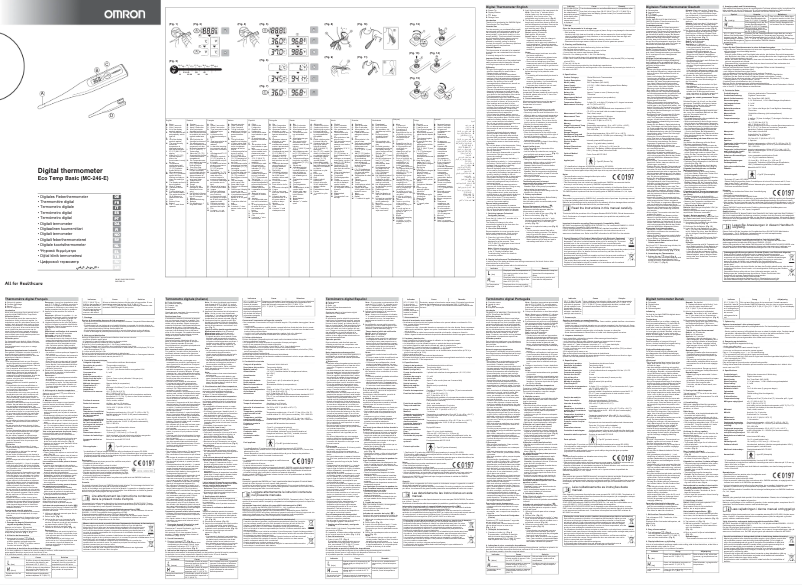 Image de la première page du manuel de l'appareil Eco Temp Basic MC-246-E