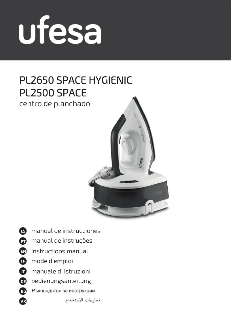 Image de la première page du manuel de l'appareil Space Hygienic PL2650