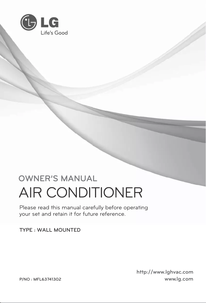 Page 1 de la notice Manuel utilisateur LG ASNH18GC2U0